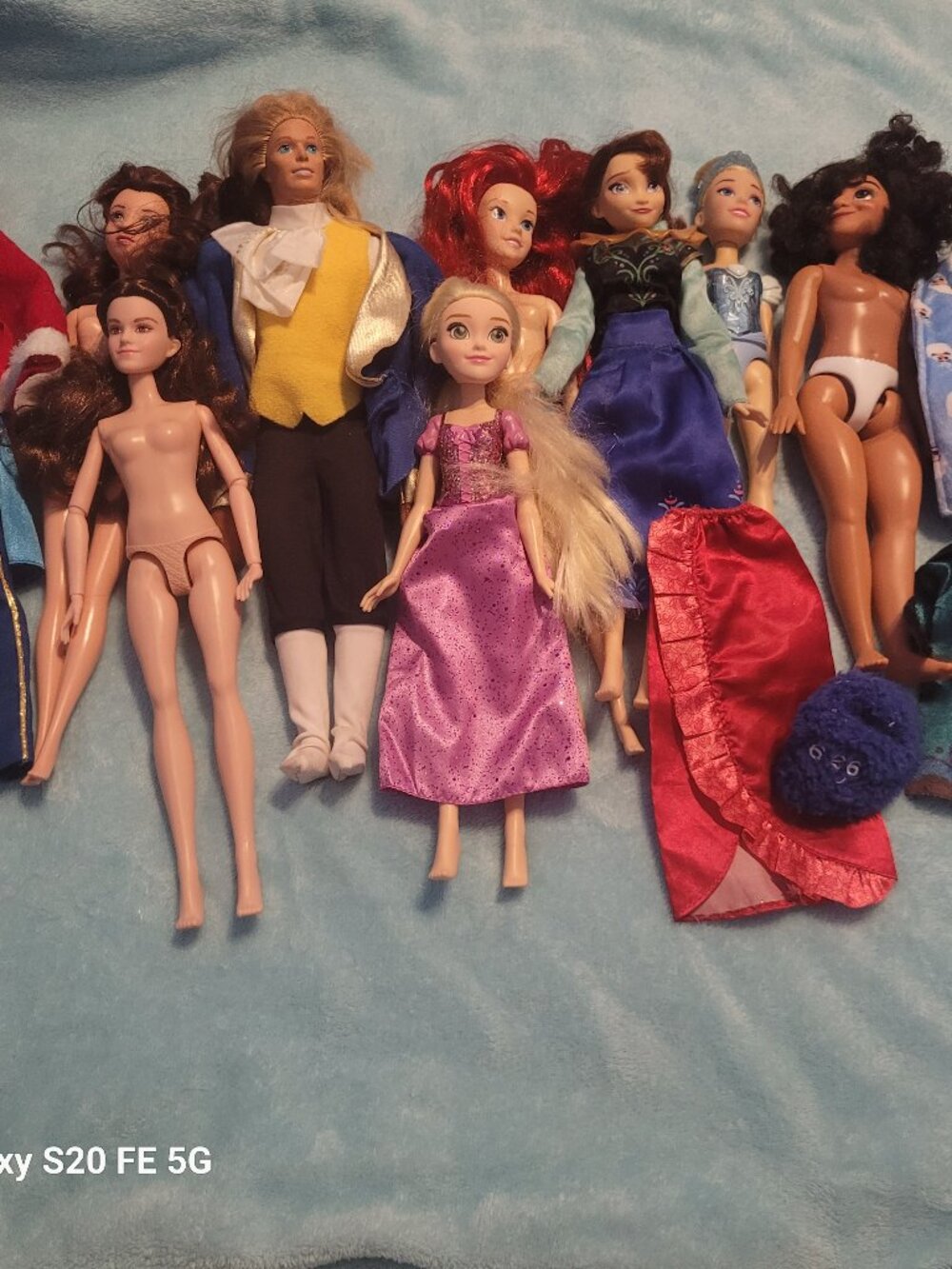 Collection of Disney Dolls and Accessories